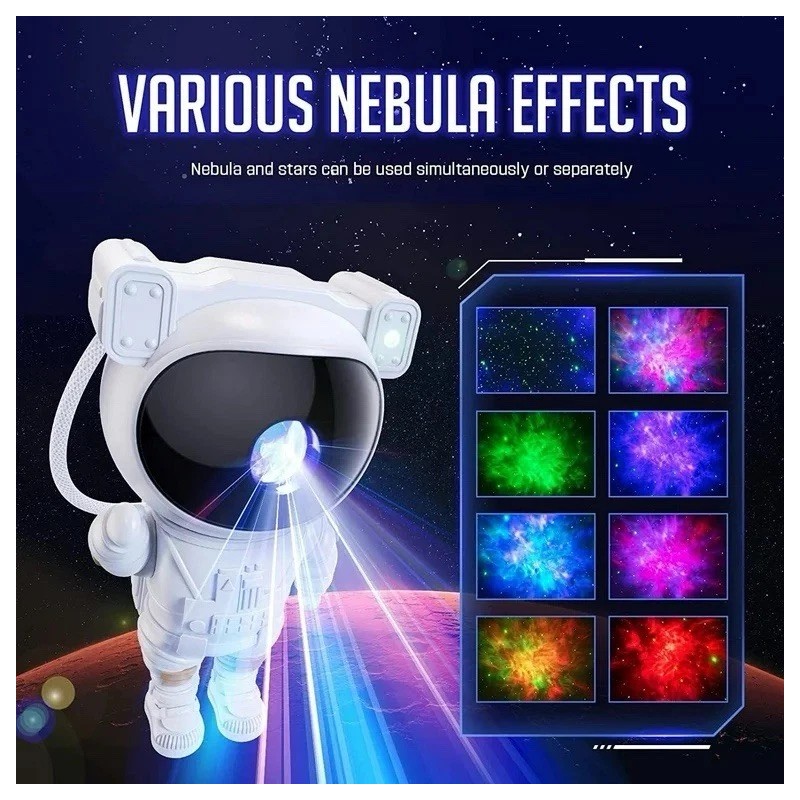 Mooyran Space Projector Star Series- Astronaut LED Light with Timer