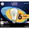 GE LED Light Bulbs, 60 Watt, Soft White, A19 (6