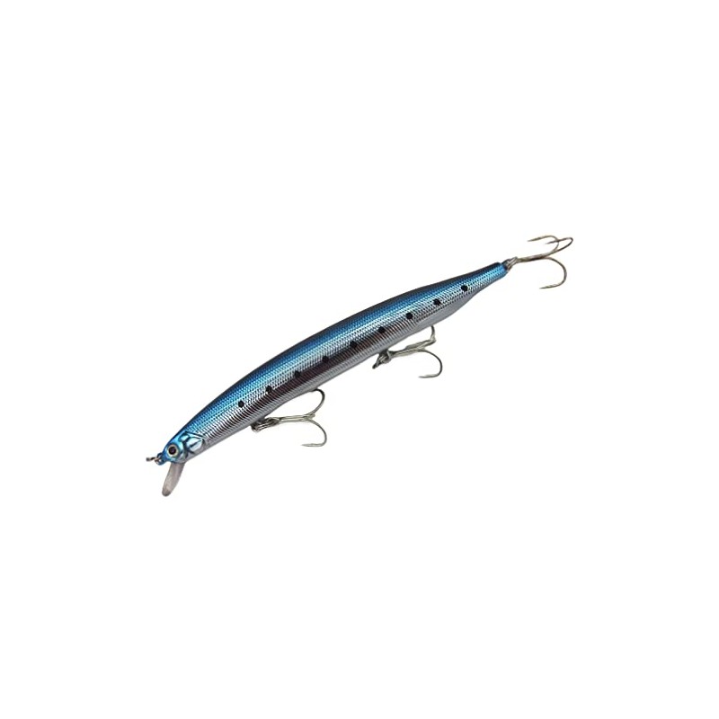 momolures Bass Lures Triple Weight Sinking Minnow 130S 21g sea