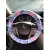 Designer Lilly Fabric steering wheel cover