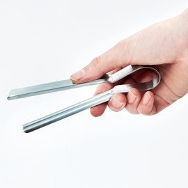 Yoshikawa AS0066 EATO CO Shibolu S Pastry Tongs, Retort Pouch, Total Length 5.4 inches (13.8 cm), Stainless Steel, Made in Japan