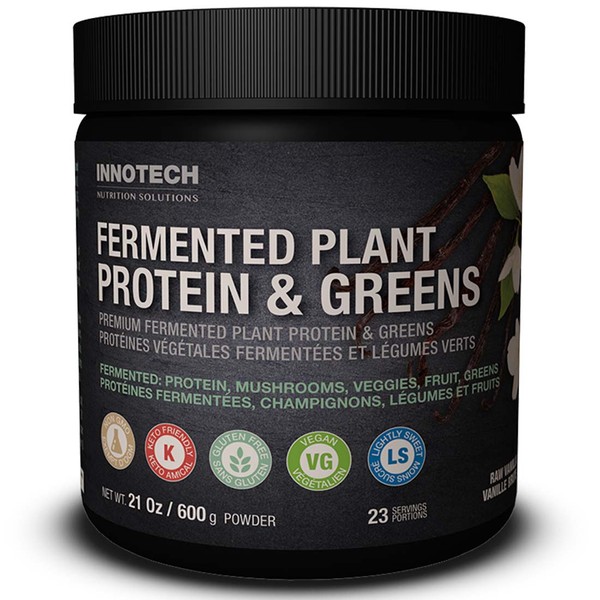 Innotech Fermented Plant Protein & Greens, 600g, Vanilla