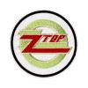 Patchwork Paradise ZZ Top Circle Logo Embroidered Iron-On Patch Classic