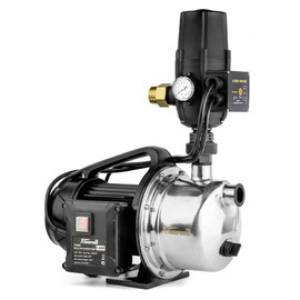 XtremepowerUS 1.6HP Water Transfer Pump w/Automatic Electronic Controller 1268GPH Shallow Well Pump Garden Booster Sprinkler Irrigation Lawn Farm