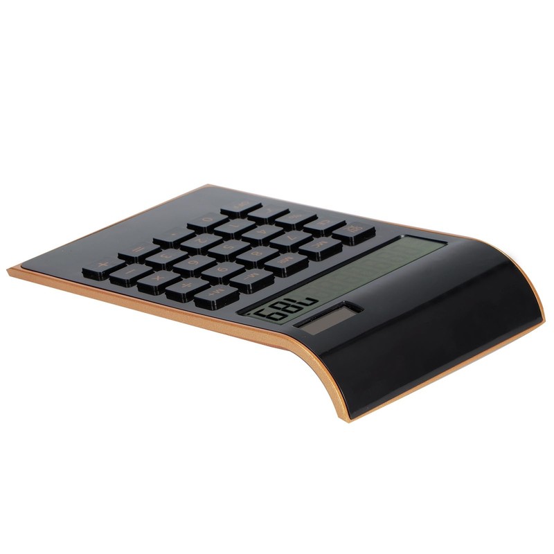 Ultra Thin Solar Power Calculator, 10-Digit Calculator Small with Tilting