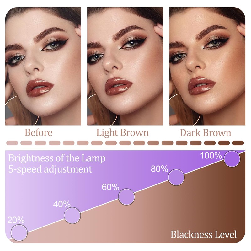 Tanning Lamp for Home Use with Adjustable Stand for Indoor