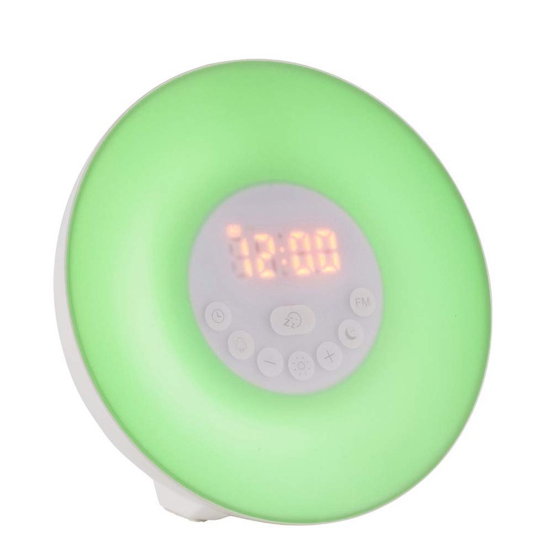 TFA Dostmann Daylight Alarm Clock, Wake Up Light, 60.2019.02, Light