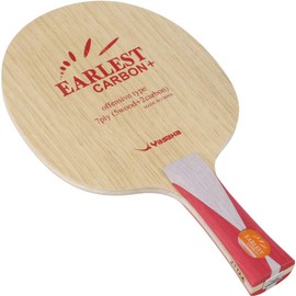 Yasaka YR163 Table Tennis Racket, Earrest, Carbon + Shake Hand, Special Material, Flare