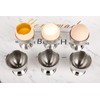 Egg Cup Tray Stainless Steel Soft Boiled Egg Cups Holder