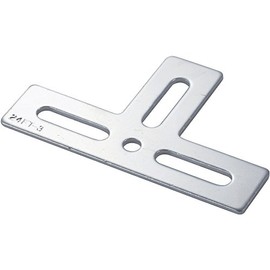 TRUSCO(トラスコ) ジョイント金具24型フラット ステン寸法100X64 穴数4 TK24-FT3S