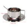 MUNEFE Stainless Steel Coffee Cup Set, Double Walled Espressos Cups,