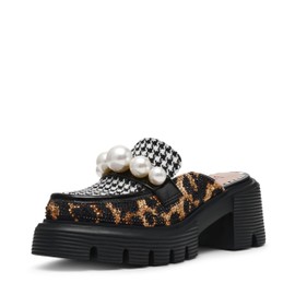 Betsey Women's Haizel Loafer, Leopard Multi, 8.5