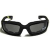 Choppers Mens Biker Padded Motorcycle Goggles Glasses - Several Lens