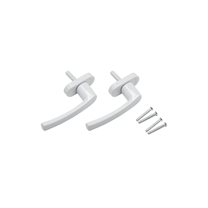 Hsthe Sea 2 x Aluminium Window Handle with Locking Pin
