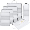BAGAIL 5 Set/6 Set Ultralight Compression Packing Cubes Travel Accessories
