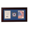Allied Frame US Coast Guard Medallion Double Picture Frame - Two 4 x 6 Photo Openings