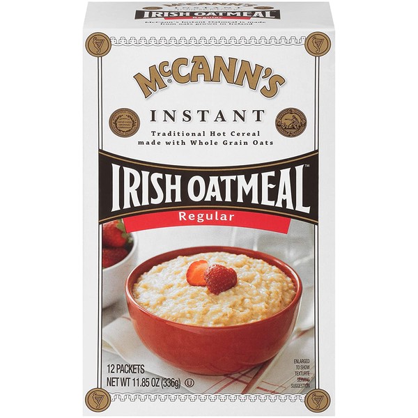 McCann’s Regular Instant Irish Oatmeal, 12 Count