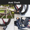 Foldable Bike Lock with Mount Bracket, 4-Digit Combination Anti Theft