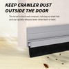 Qiveno 2Pack 30 inch Door Bottom Sweep for Exterior Doors