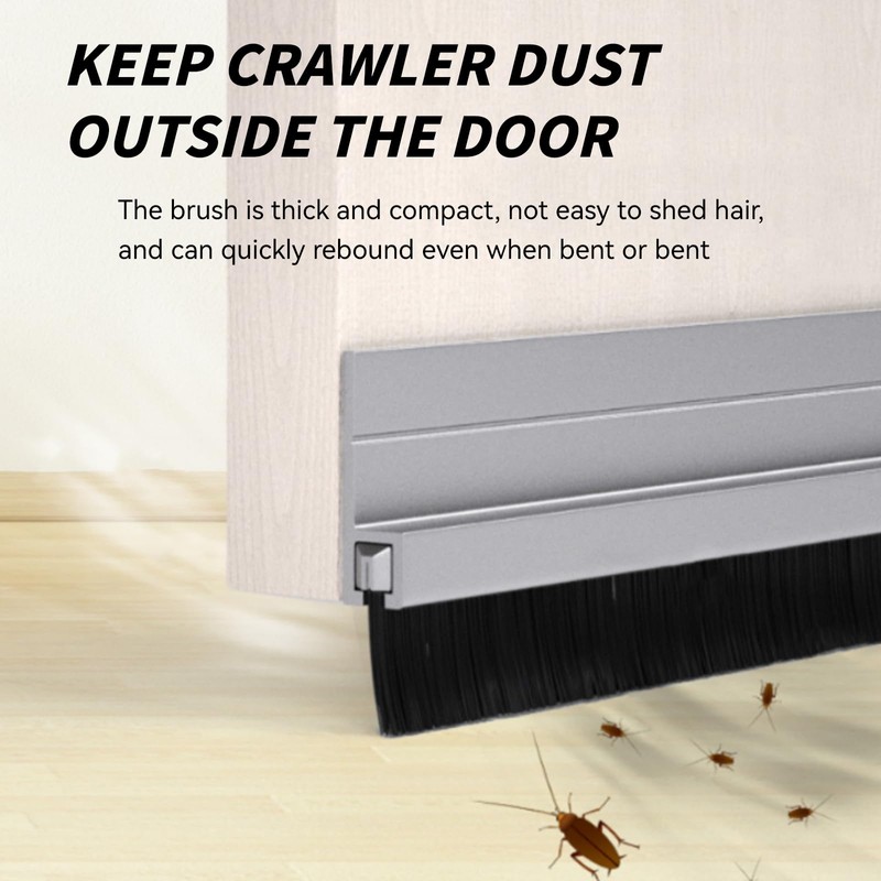 Qiveno 2Pack 30 inch Door Bottom Sweep for Exterior Doors