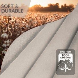 CALICOT Tablecloth Cotton Rectangle TableCover 63x90 Inch Table Cloths Washable Reusable Spring Easter Decor, Kitchen Outdoor Party Wedding Buffet Dining Table Decor|Pale