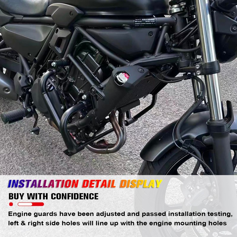CHIFUN Engine Guard Highway Crash Bars for Eliminator 500/450/400 2023-2025,
