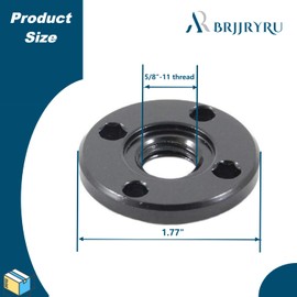 （10 PCS）N134467 Hex Hole Flange Replacement 636226-0 Angle Grinder Hex Hole Flange