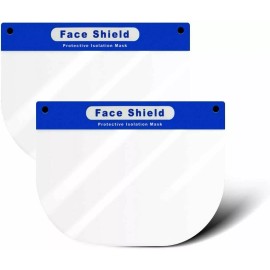 Unbranded 2 PCS Safety Full Face Shield Reusable Washable Protection Cover Face Mask