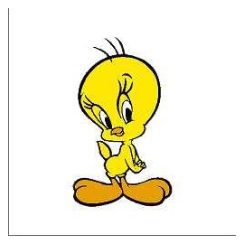 AJ's Signs & Apparel Tweety Bird Vinyl Sticker Decal. Several Sizes to Choose from. for Cars Trucks Vans Walls Laptop" Vinyl Sticker, Cars Trucks Vans Walls Laptop