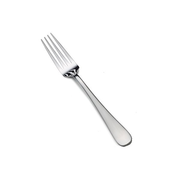 Gourmet Basics by Mikasa Satin Symmetry Stainless Steel Dinner Fork,