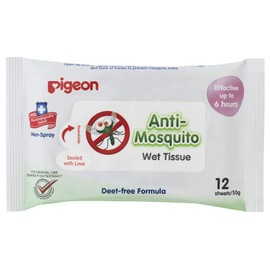 Pigeon Anti Mosquito Wipes, 12 Count