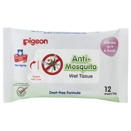 Pigeon Anti Mosquito Wipes, 12 Count