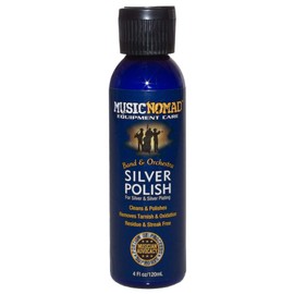 MusicNomad Silver Polish for Silver-Plated Instruments, 4 oz (MN701)