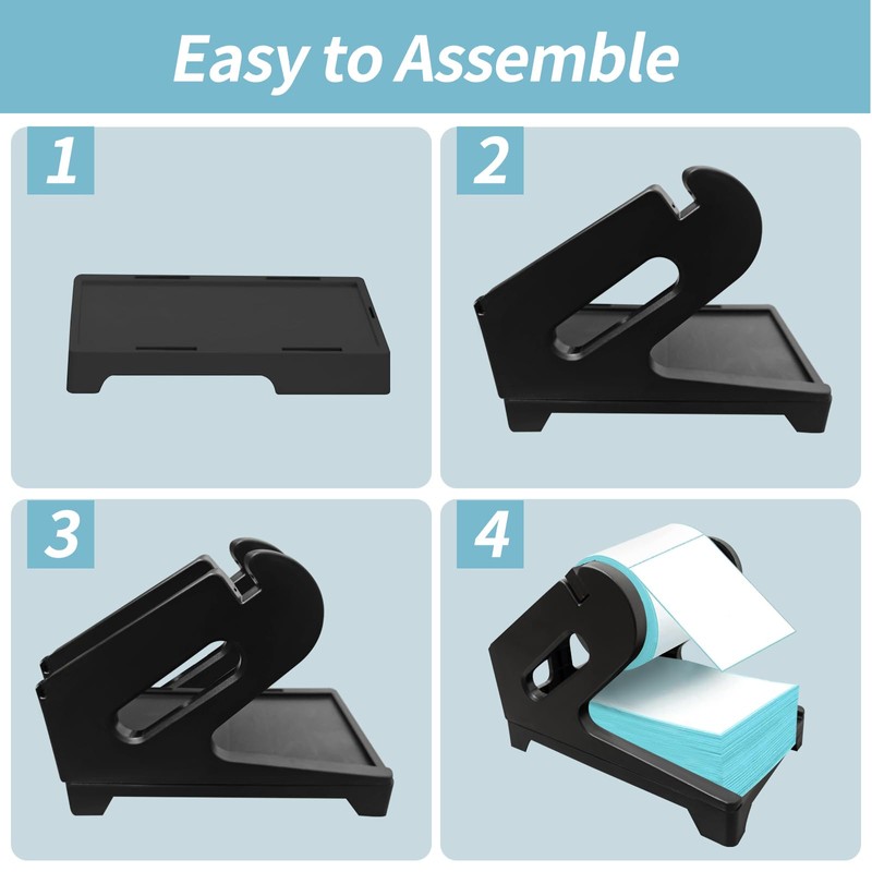 UOSIWYA Label Holder, Label Holder, 2-in-1 Thermal Label Holder for