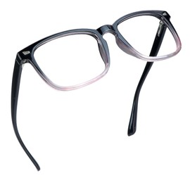 LifeArt Gafas de bloqueo de luz azul con bisagra de resorte, antifatiga ocular, gafas de lectura para ordenador, gafas de juego, gafas de TV para mujeres y hombres, antirreflejos (negro morado, sin aumento)