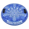 Snow Tube with Handle PVC 450lbs Load Bearing Blue White