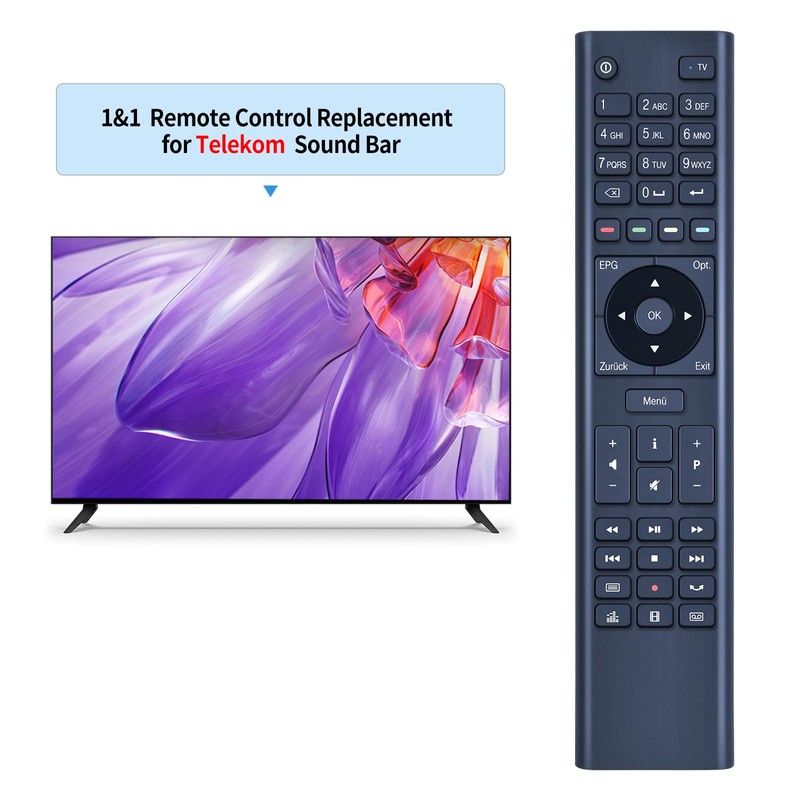 GOUYESHO Replacement Remote Control for T-Home Telekom Media Receiver MR