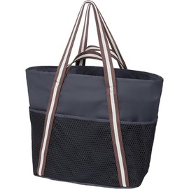 Bolso de Playa para Mujer, Bolso Tote Grande para Señoras, 23L Bolso de Hombro de con Tote de Malla con Compartimento de Cremallera, Impermeable, Adecuado para Playa, Gimnasio, Camping