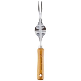 Ishiguro Metal GH with Chrome Levers, Silver 2.4 x 2.0 x 2.4 inches (6 x 5 x 6 cm), G-6, Steel, Wooden Handle