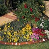 Let's Edge It! Decorative Plastic Brick Edging with 4 Built-In
