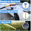 Rotating Car Wash Brush, Car Wash Brush with Long Handle,Automatically