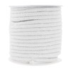 Mandala Crafts 6mm 20 Yards White Soft Drawstring Replacement Rope