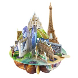 SANTORO Pirouette, 3D Pop Up Greeting Card - Paris - For Him, Her, Thank You, Destination | Eiffel Tower Card For Birthday | Olympic Games