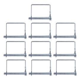 HEVSTIL 10-Pack Heavy Duty Trailer Coupler Pins – 5/16in x 2.75in (8x70mm) Zinc Plated Safety Hitch Locking Pins – Large Trailer Hitch Pins for Boats, Trucks & Farm Equipment