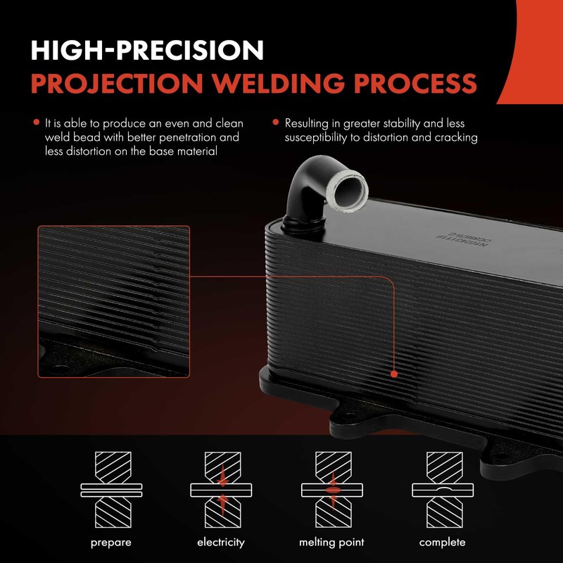 A-Premium Oil Cooler Radiator Compatible with Seadoo 300 GTX RXT,