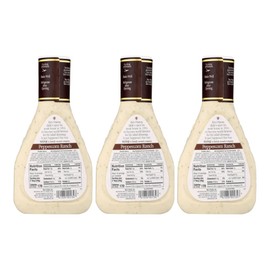 Ken's Steak House Peppercorn Ranch Dressing (Peppercorn Ranch, 16 Fl Oz, Pack of 3)