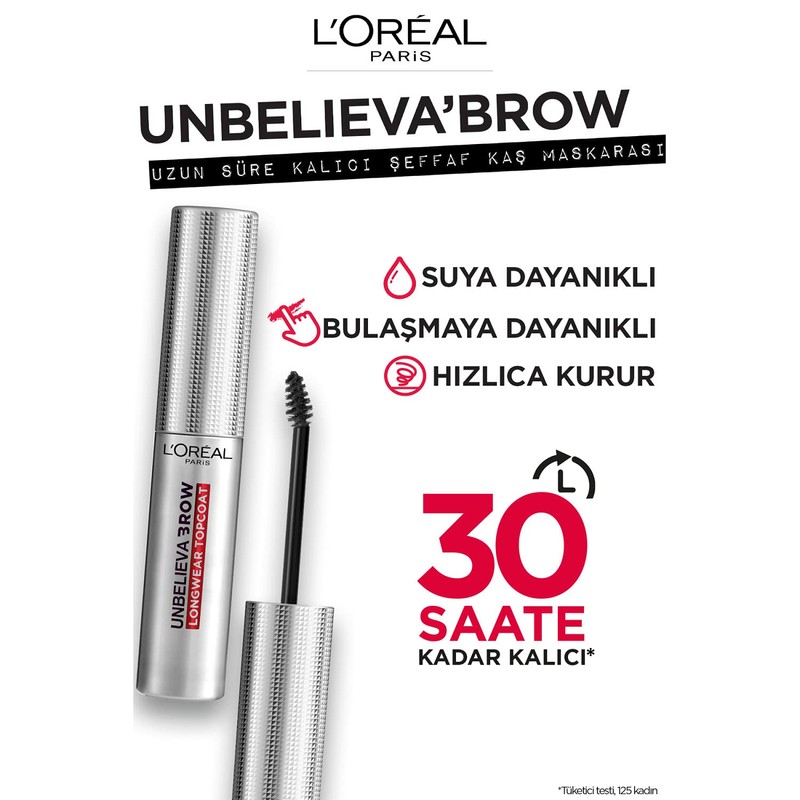 L'Oréal Paris L'Oréal Paris Unbelieva'Brow Longwear Topcoat, Fixes and Defines