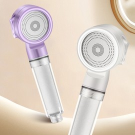 Ultra-small filter showerhead for travel White 2ea