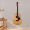 2pcs Guitar Wall Hanger Elegant Black Walnut Guitar Wall Mount