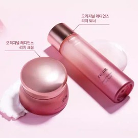 LNK 리엔케이 리치토너 오리지널 래디언스 + 크림 광채 영양 케어 세트 LANEIGE Rich Toner Original Radiance + Cream Glow Nutrition Care Set